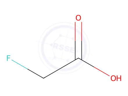 Chemical structure of Fluoroacetic Acid