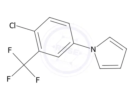 Chemical structure of 1-(4-Chloro-3-(trifluoromethyl)phenyl)-1H-pyrrole