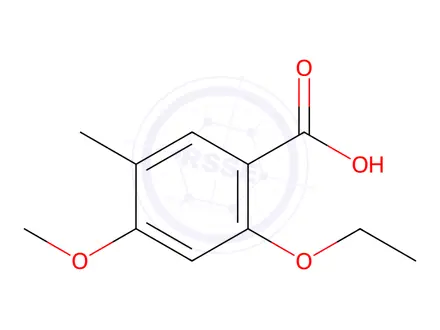 Chemical structure of 2-Ethoxy-4-methoxy-5-methylbenzoic acid