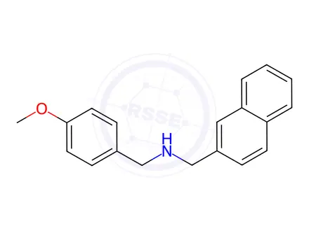Chemical structure of N-(4-Methoxybenzyl)-1-(naphthalen-2-yl)methanamine