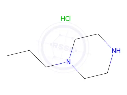 Chemical structure of 1-Propylpiperazine dihydrochloride