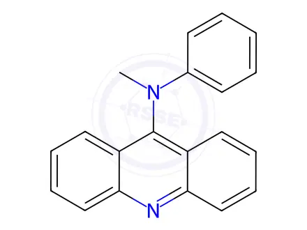 Chemical structure of N-Methyl-N-phenylacridin-9-amine