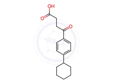 Chemical structure of 4-cyclohexyl-gamma-oxobenzenebutyric acid