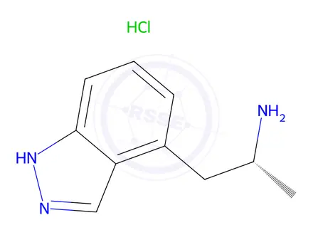 Chemical structure of (R)-1-(1H-Indazol-4-yl)propan-2-amine hydrochloride