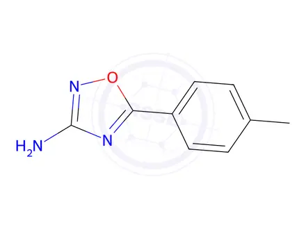 Chemical structure of 5-(P-tolyl)-1,2,4-oxadiazol-3-amine