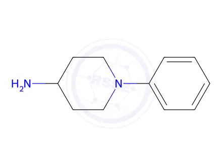Chemical structure of 1-Phenyl-4-piperidinamine