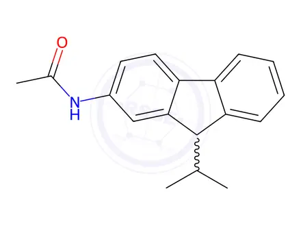Chemical structure of N-(9-Isopropyl-9H-fluoren-2-yl)acetamide