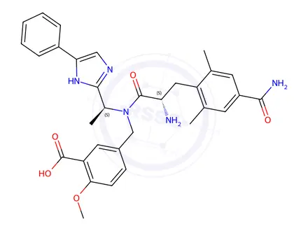 Chemical structure of Eluxadoline