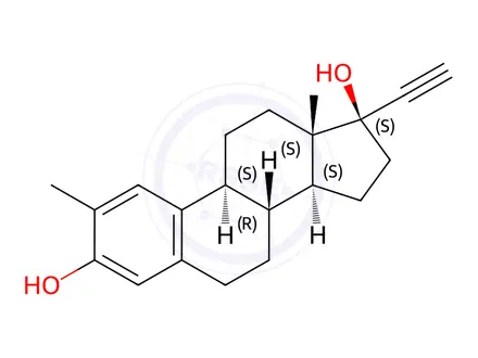 Chemical structure of Ethinylestradiol EP Impurity M