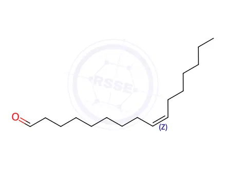 Chemical structure of (Z)-9-Hexadecenal