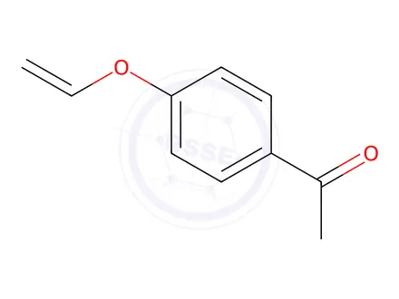 Chemical structure of Ethanone, 1-[4-(ethenyloxy)phenyl]-