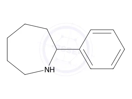 Chemical structure of 2-Phenylazepane