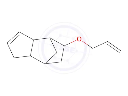 Chemical structure of 5-(allyloxy)-3a,4,5,6,7,7a-hexahydro-4,7-methano-1H-indene