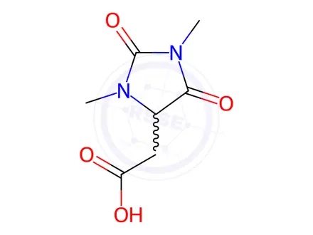 Chemical structure of (1,3-Dimethyl-2,5-dioxoimidazolidin-4-yl)-acetic acid