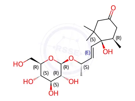 Chemical structure of Lauroside A