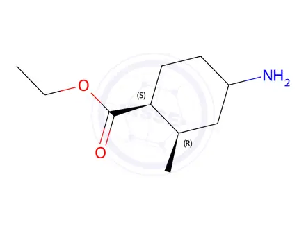Chemical structure of Ethyl (1S,2R)-4-amino-2-methylcyclohexane-1-carboxylate