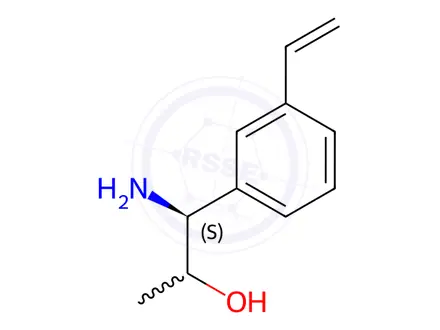 Chemical structure of (1S)-1-amino-1-(3-vinylphenyl)propan-2-ol