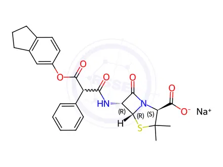 Chemical structure of Carbenicillin Impurity 2