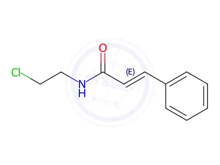 Chemical structure of N-(2-Chloroethyl)-3-phenylpropenamide