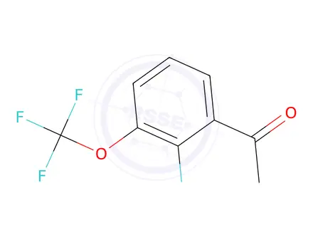 Chemical structure of 2'-Fluoro-3'-(trifluoromethoxy)acetophenone
