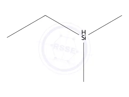 Chemical structure of Ethyldimethylsilane