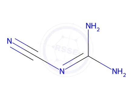 Chemical structure of Cyanoguanidine