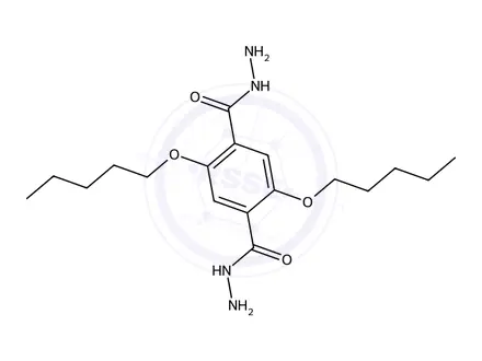 Chemical structure of 2,5-Bis(pentyloxy)terephthalohydrazide