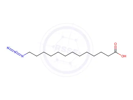 Chemical structure of 13-Azido-tridecanoic acid