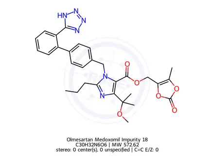 Chemical structure of Olmesartan Medoxomil Impurity 18