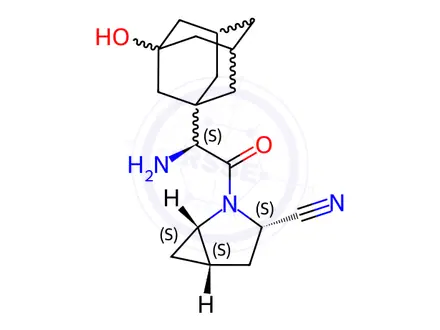 Chemical structure of Saxagliptin
