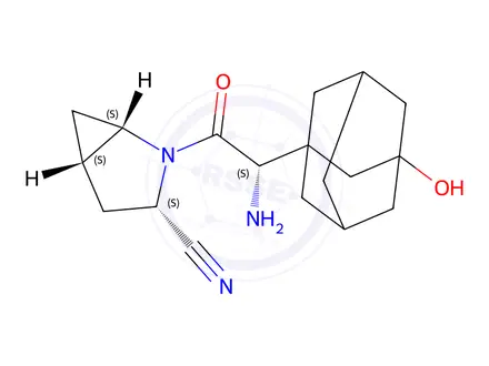Chemical structure of Saxagliptin