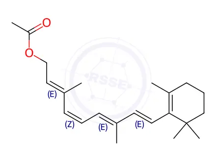 Chemical structure of Vitamin A Impurity 92