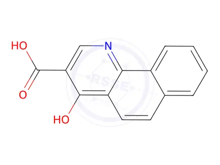 Chemical structure of 4-oxo-1H,4H-Benzo[h]quinoline-3-carboxylic Acid