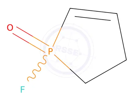 Chemical structure of 1-fluoro-2,3-dihydro-1H-1lambda5-phosphol-1-one