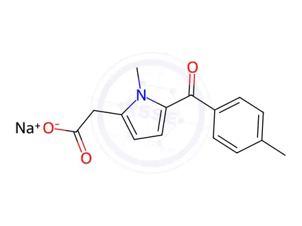 Chemical structure of Tolmetin Sodium