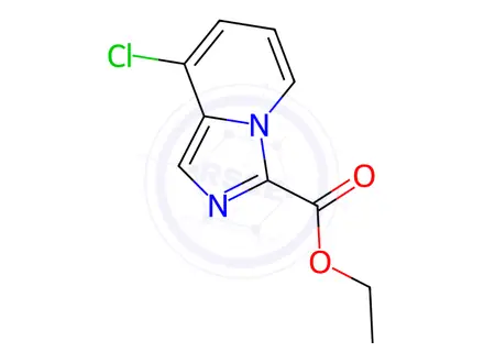 Chemical structure of ethyl 8-chloroimidazo[1,5-a]pyridine-3-carboxylate