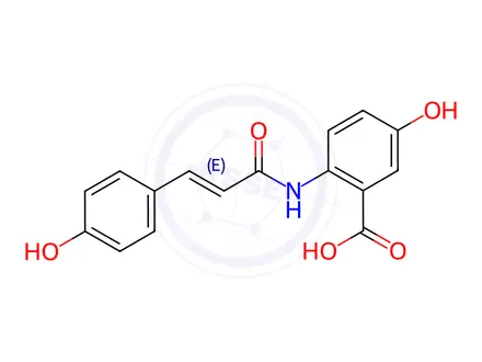 Chemical structure of Avenanthramide A