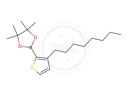 Chemical structure of 3-N-Octyl-2-(4,4,5,5-tetramethyl-1,3,2-dioxaborolan-2-yl)thiophene