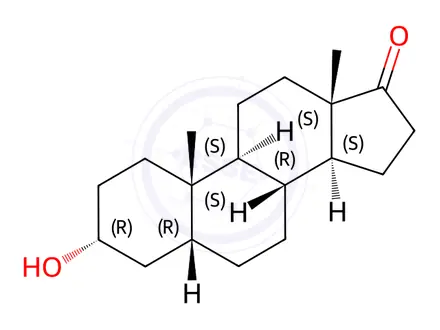 Chemical structure of Etiocholanolone