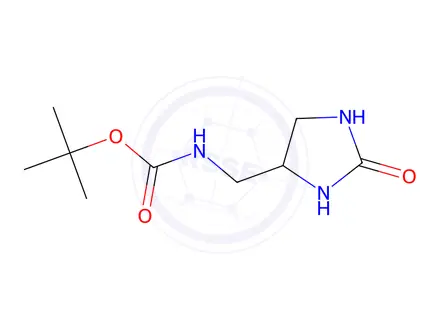 Chemical structure of tert-Butyl ((2-oxoimidazolidin-4-yl)methyl)carbamate