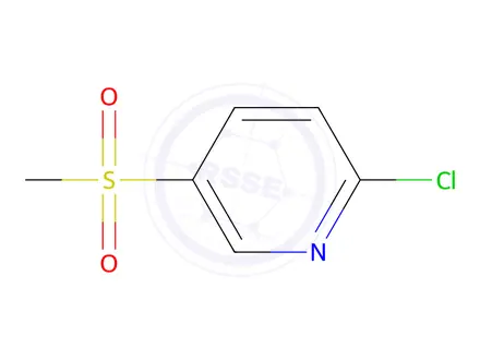 Chemical structure of 2-chloro-5-(methylsulfonyl)pyridine