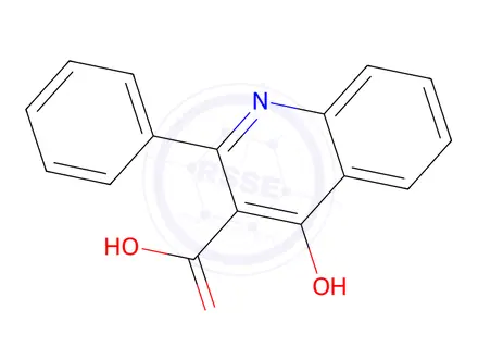Chemical structure of 4-Oxo-2-phenyl-1,4-dihydroquinoline-3-carboxylic acid