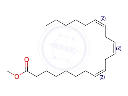 Chemical structure of Methyl cis-8,11,14-eicosatrienoate(C20:3)