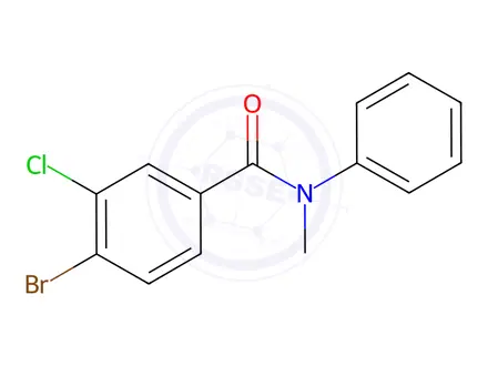 Chemical structure of 4-Bromo-3-chloro-N-methyl-N-phenylbenzamide