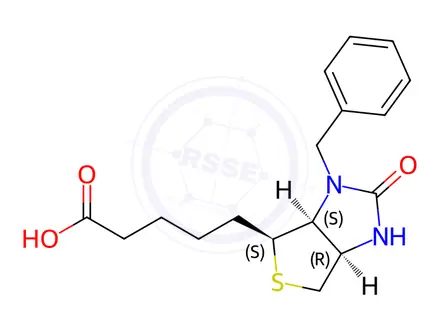 Chemical structure of 3’N-Benzyl Biotin
