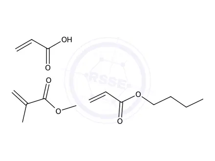 Chemical structure of Resins, acrylic