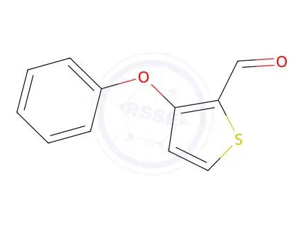 Chemical structure of 3-PHENOXYTHIOPHENE-2-CARBALDEHYDE