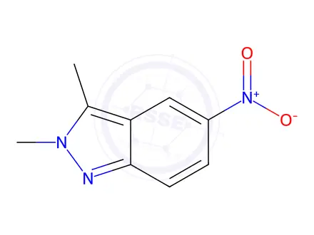 Chemical structure of 2,3-Dimethyl-5-nitro-2H-indazole
