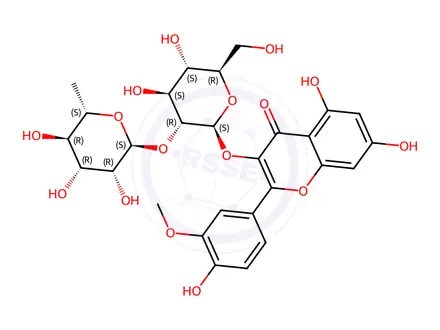 Chemical structure of Isorhamnetin-3-O-nehesperidine