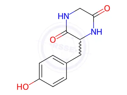 Chemical structure of Cyclo(Tyr-Gly)